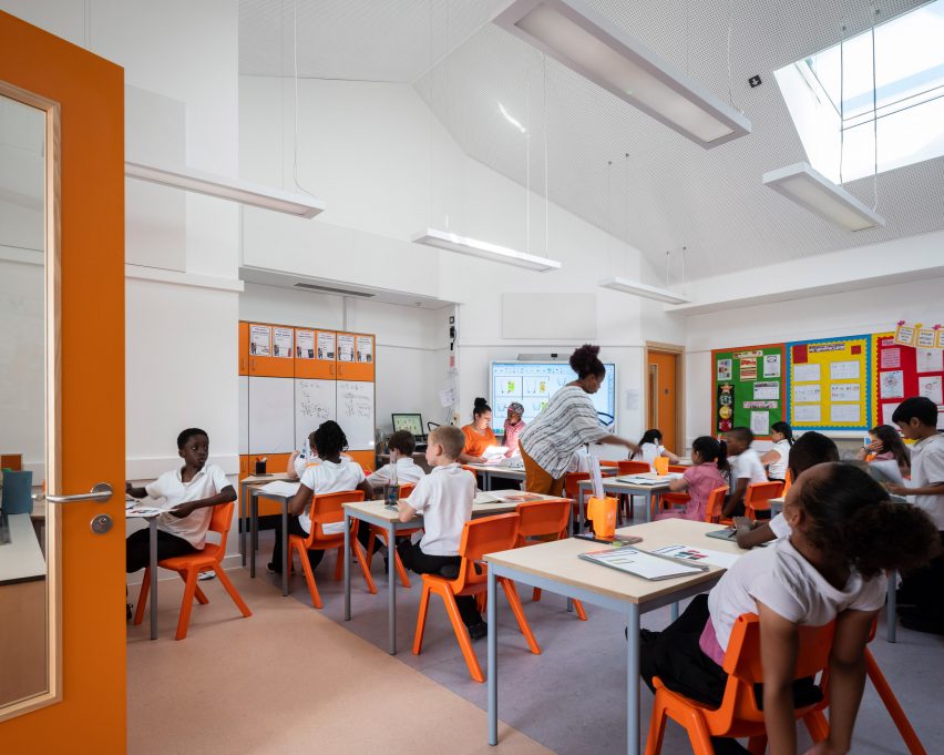 Bellenden Primary School in Peckham, London, by Cottrell and Vermeulen Architecture