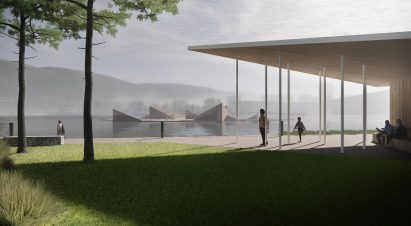 True Blue beach and sea pool in Bergen. Norway, by White Arkitekter 