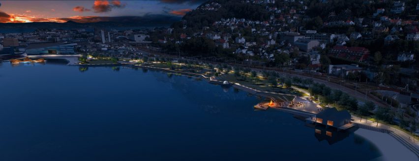 True Blue beach and sea pool in Bergen. Norway, by White Arkitekter 