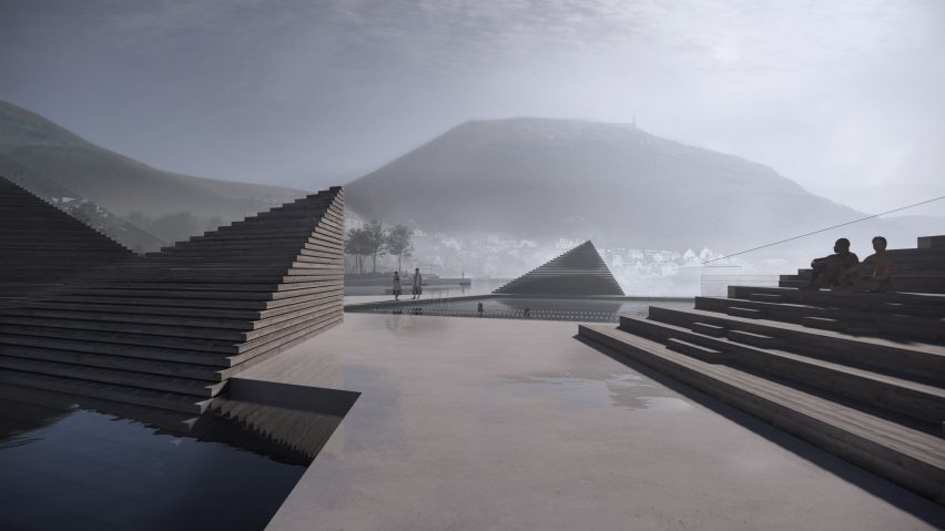 True Blue beach and sea pool in Bergen. Norway, by White Arkitekter 