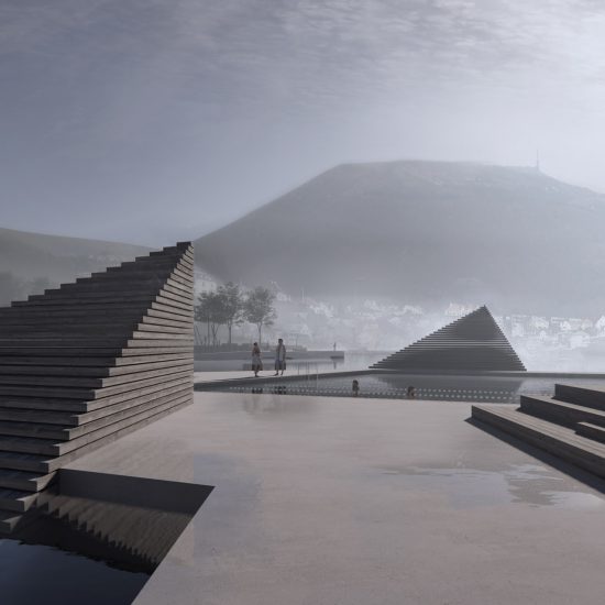 True Blue beach and sea pool in Bergen. Norway, by White Arkitekter 