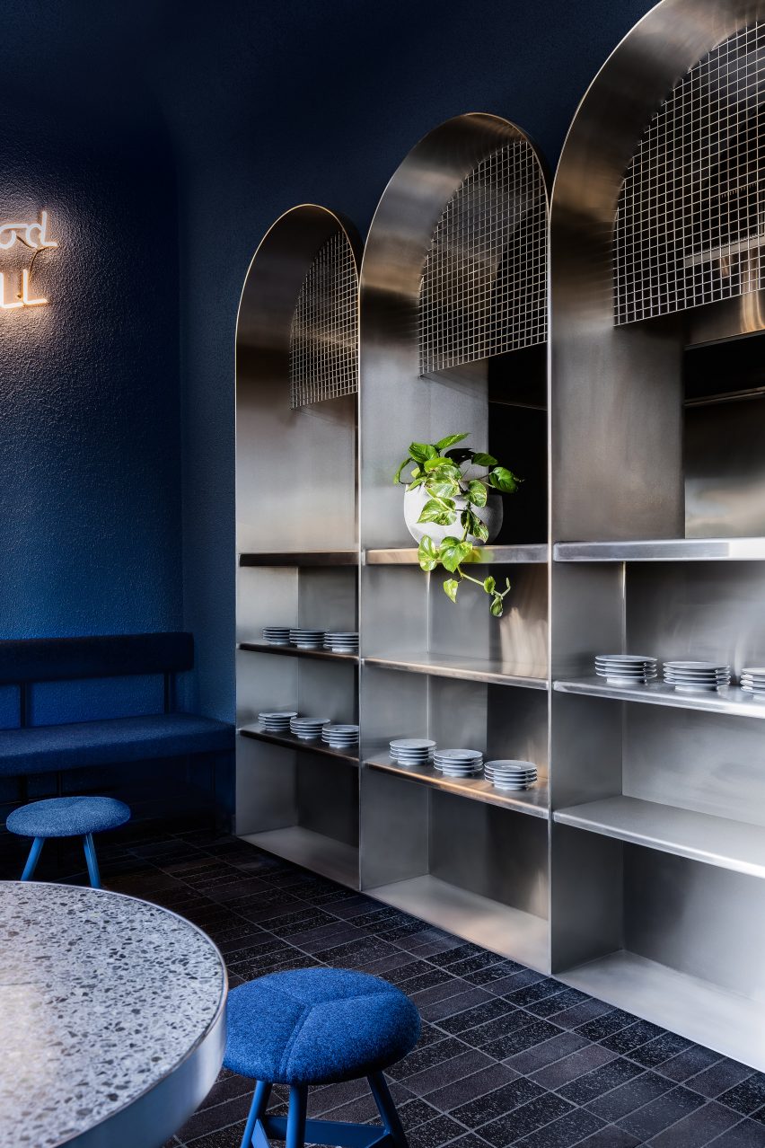 Billie Buoy restaurant in Melbourne designed by Biasol