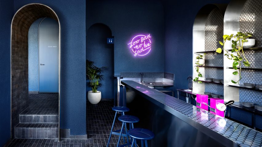 Billie Buoy restaurant in Melbourne designed by Biasol