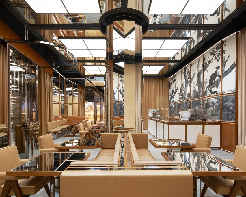 Burberry Shenzhen store in collaboration with Tencent and WeChat