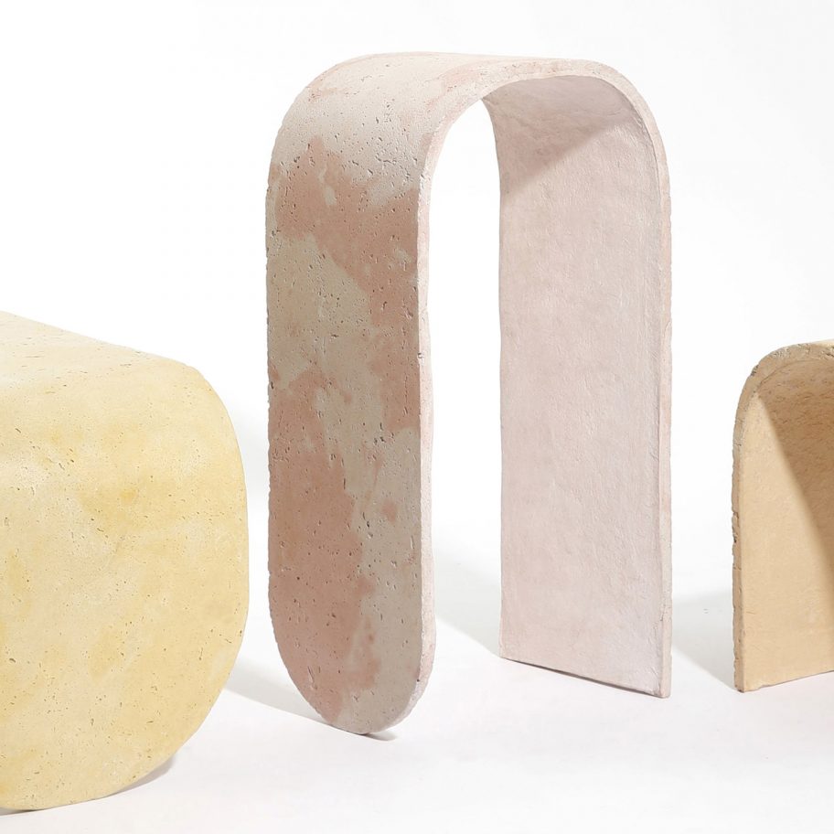 Candy Colored Concrete Stools by J Byron-H