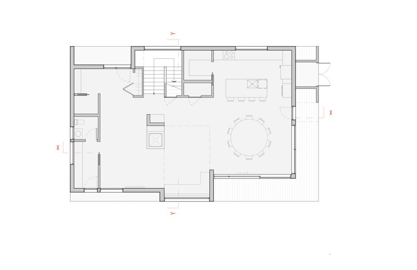 Chalet Lakeside by Atelier Schwimmer Ground Floor Plan