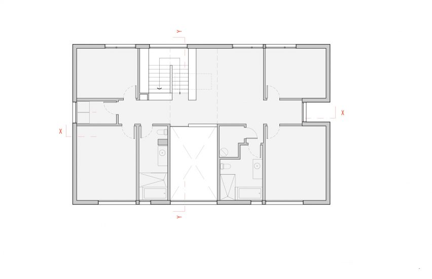 Chalet Lakeside by Atelier Schwimmer First Floor Plan