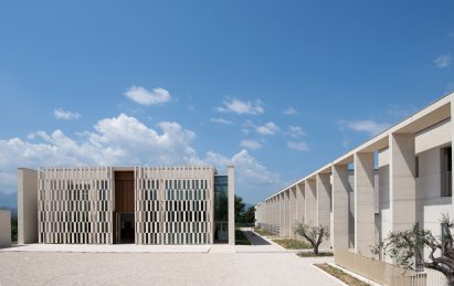 Church and community centre in Castel di Lama by Studio Contini