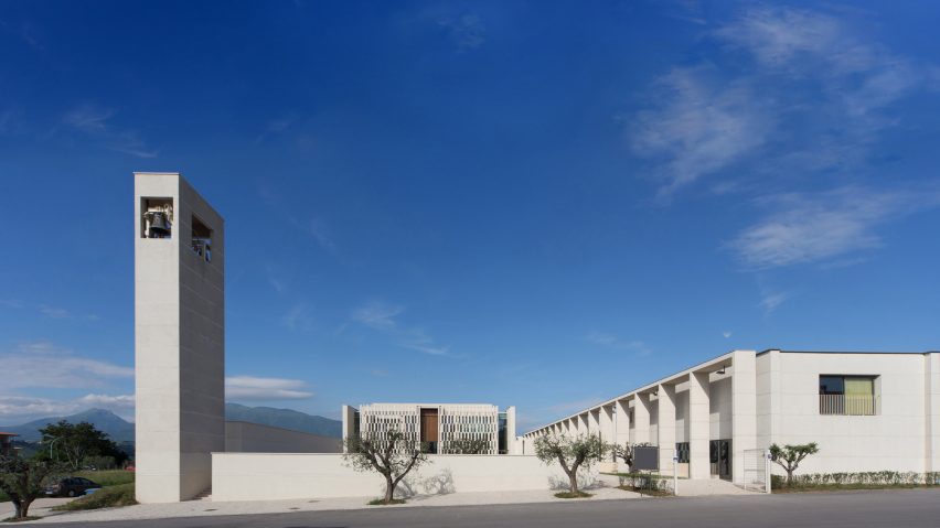 Church and community centre in Castel di Lama by Studio Contini