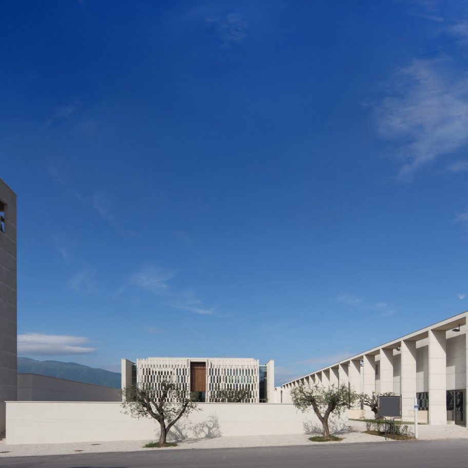 Church and community centre in Castel di Lama by Studio Contini