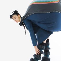 Central Saint Martins graduate Dahee Kim attaches bulbous beanbags to uniform-esque garments