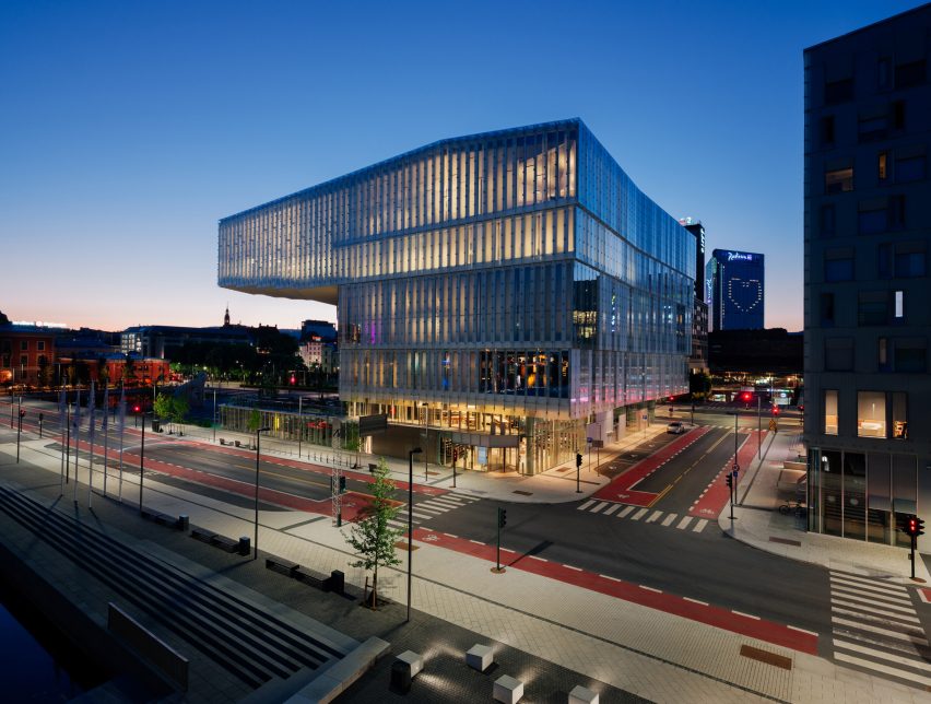 Deichman Bjørvika central library in Olso, Norway by Atelier Oslo and Lund Hagem