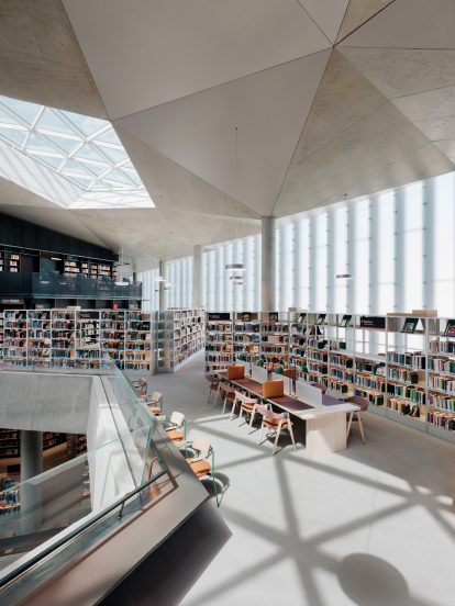 Deichman Bjørvika central library in Olso, Norway by Atelier Oslo and Lund Hagem