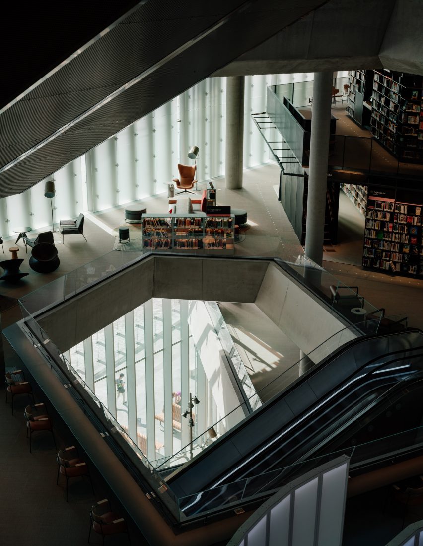 Deichman Bjørvika central library in Olso, Norway by Atelier Oslo and Lund Hagem