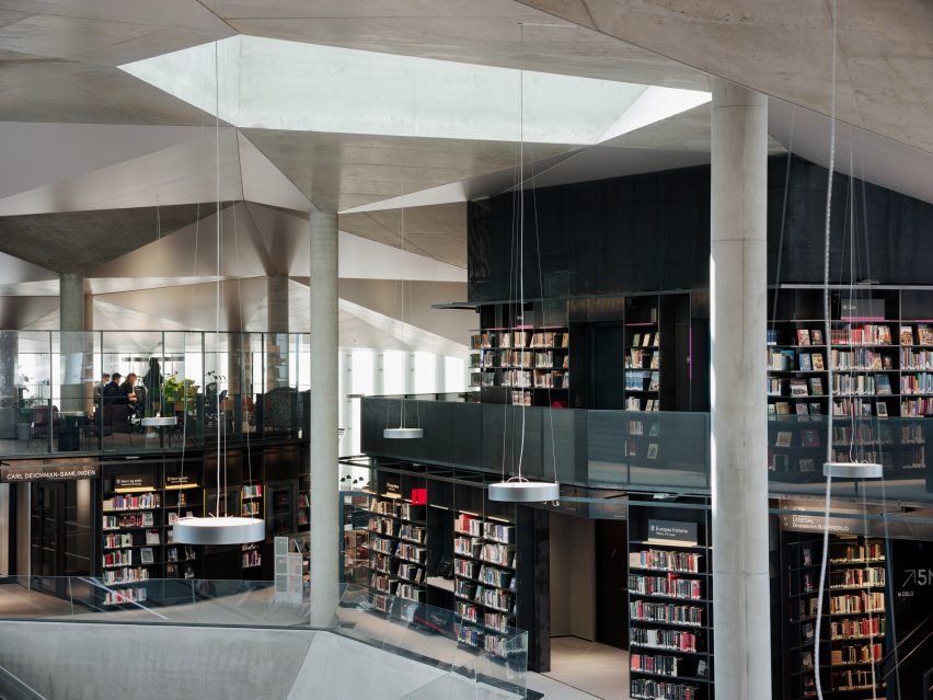 Deichman Bjørvika central library in Olso, Norway by Atelier Oslo and Lund Hagem