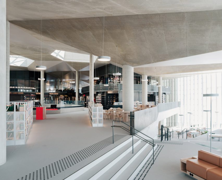 Deichman Bjørvika central library in Olso, Norway by Atelier Oslo and Lund Hagem