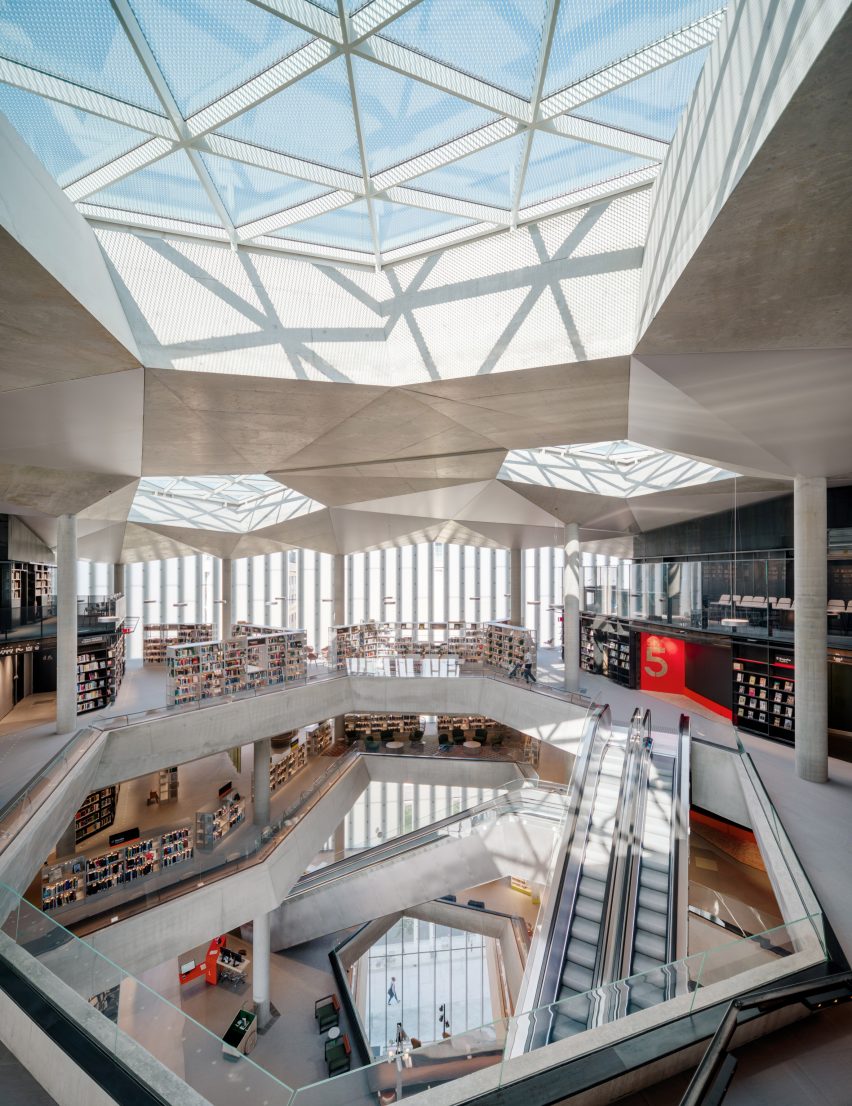 Deichman Bjørvika central library in Olso, Norway by Atelier Oslo and Lund Hagem