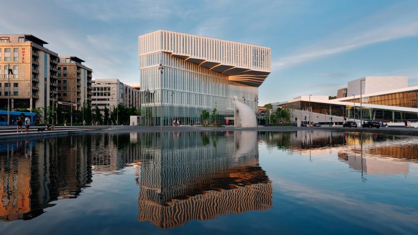 Deichman Bjørvika central library in Olso, Norway by Atelier Oslo and Lund Hagem