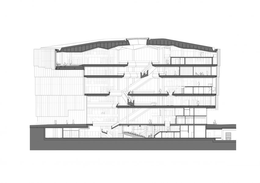 Deichman Bjørvika central library in Olso, Norway by Atelier Oslo and Lund Hagem