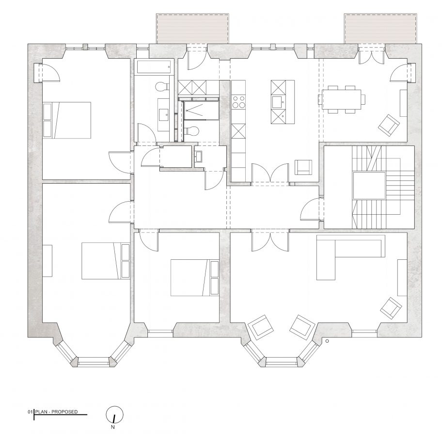 Edinburgh apartment by Luke and Joanne McClelland
