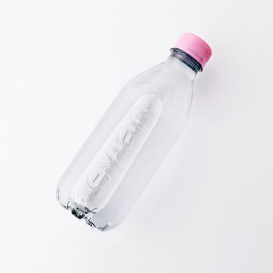 Evian releases label-free bottle made from recycled plastic