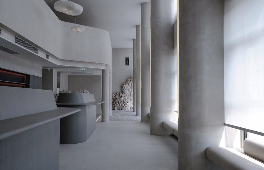 Fnji office in Beijing designed by Tra & Xi Studio