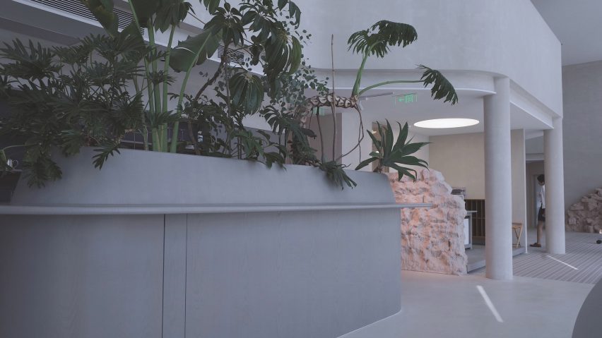 Fnji office in Beijing designed by Tra & Xi Studio