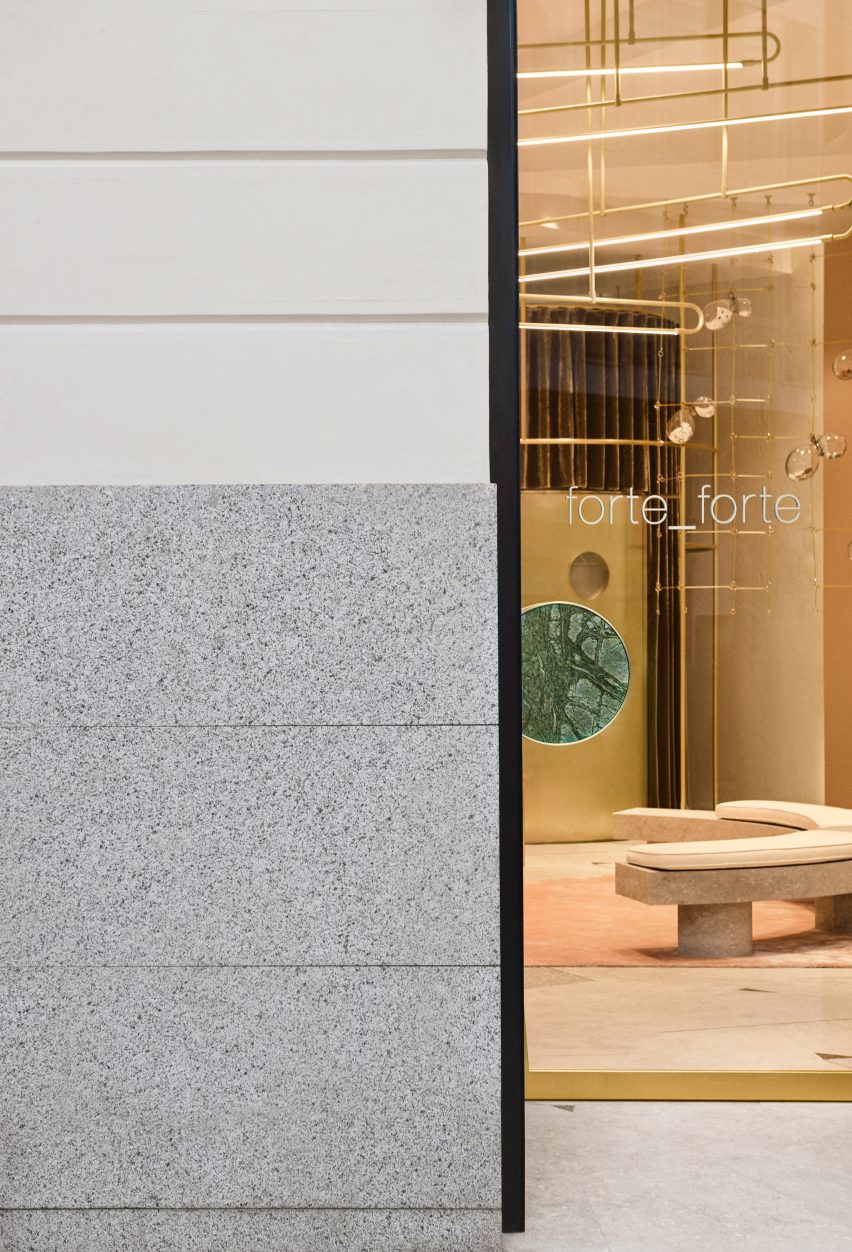 Forte Forte store in Madrid designed by Giada Forte and Robert Vattilana