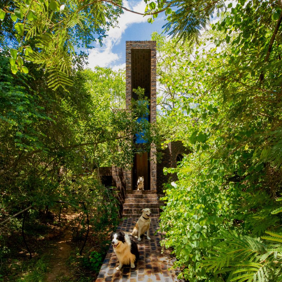 House of the Big Arch in the bushveld nature reserve, South Africa, by Frankie Pappas