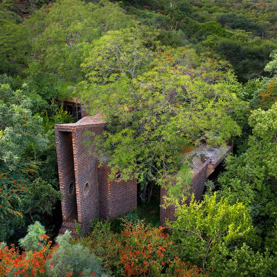House of the Big Arch in the bushveld nature reserve, South Africa, by Frankie Pappas