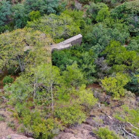 House of the Big Arch in the bushveld nature reserve, South Africa, by Frankie Pappas