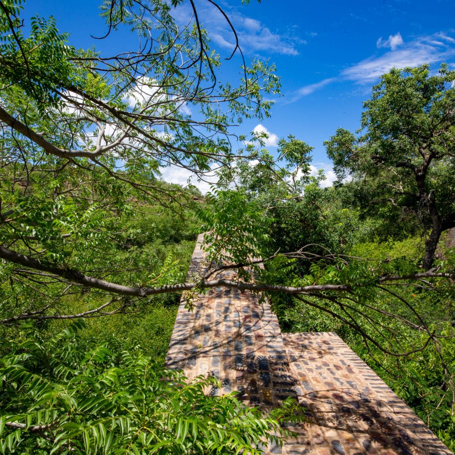 House of the Big Arch in the bushveld nature reserve, South Africa, by Frankie Pappas