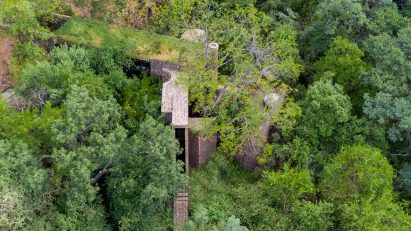 House of the Big Arch in the bushveld nature reserve, South Africa, by Frankie Pappas