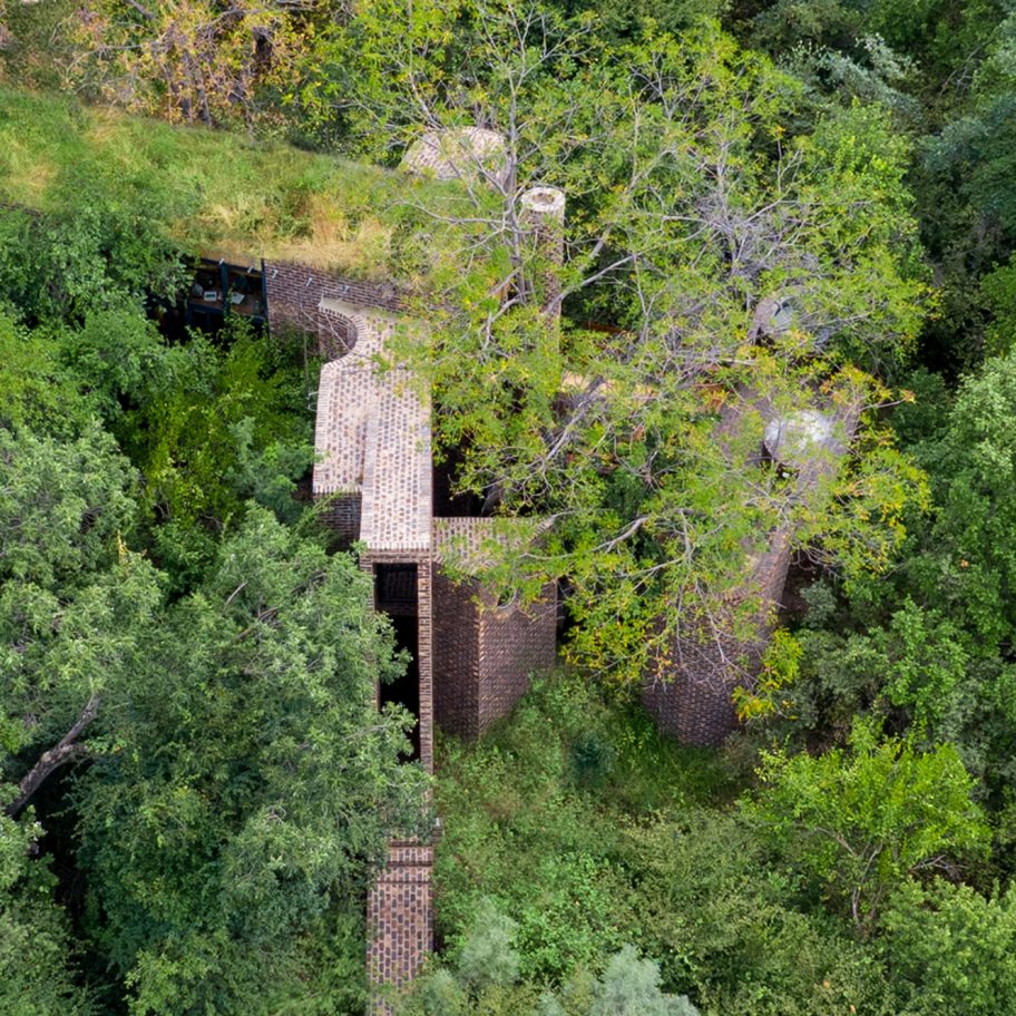 House of the Big Arch in the bushveld nature reserve, South Africa, by Frankie Pappas