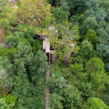 House of the Big Arch in the bushveld nature reserve, South Africa, by Frankie Pappas