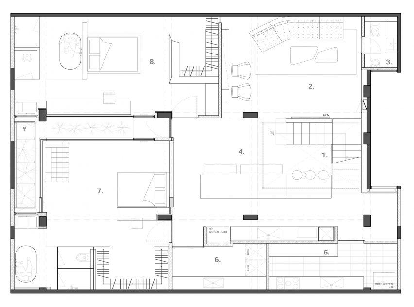 House H in Taiwan designed by KC Design Studio