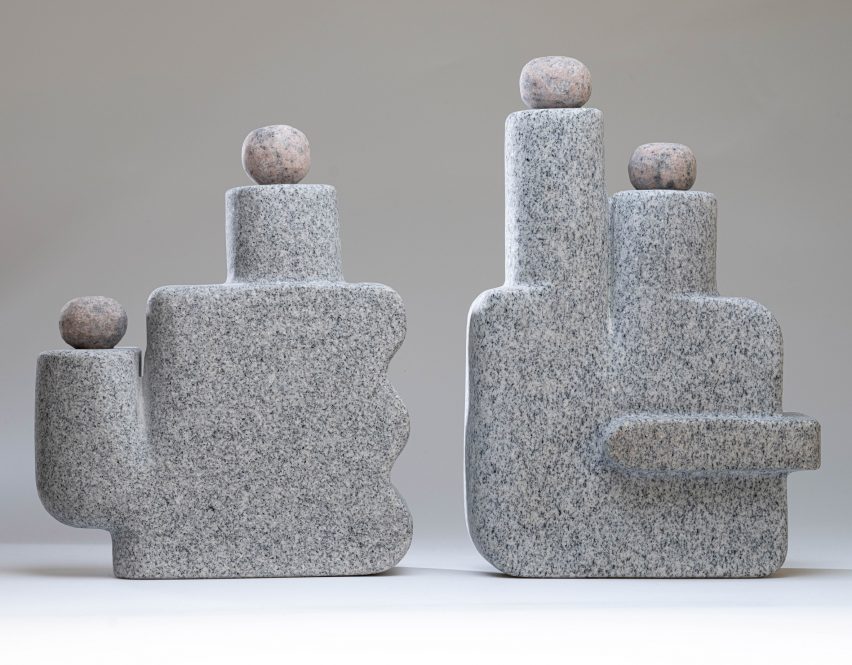 Howard stone sculptures by Matt Byrd