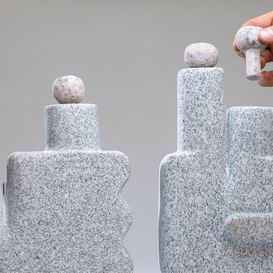 Howard stone sculptures by Matt Byrd