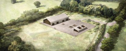Chalfont St Peter Ventilation Shaft for HS2 by Grimshaw