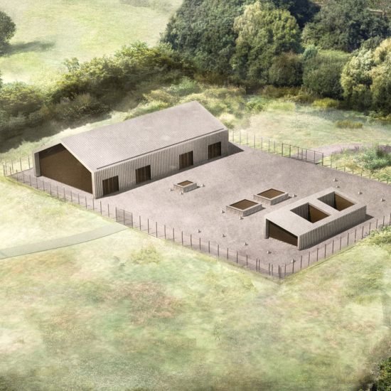 Chalfont St Peter Ventilation Shaft for HS2 by Grimshaw