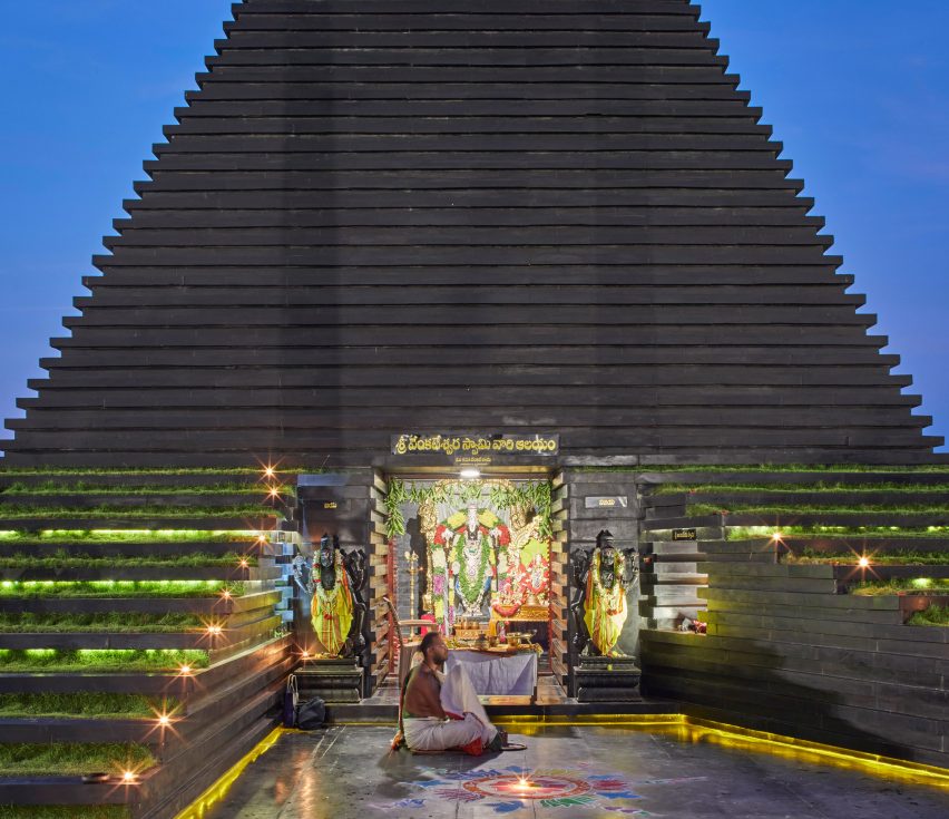 Temple to Balaji & Varahaswamy in Nandyal, Andhra Pradesh, India, by Sameep Padora & Associates