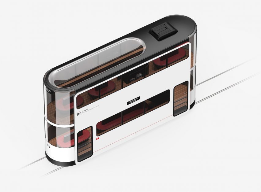 Ponti Design Studio creates driverless tram concept for Hong Kong post-Covid