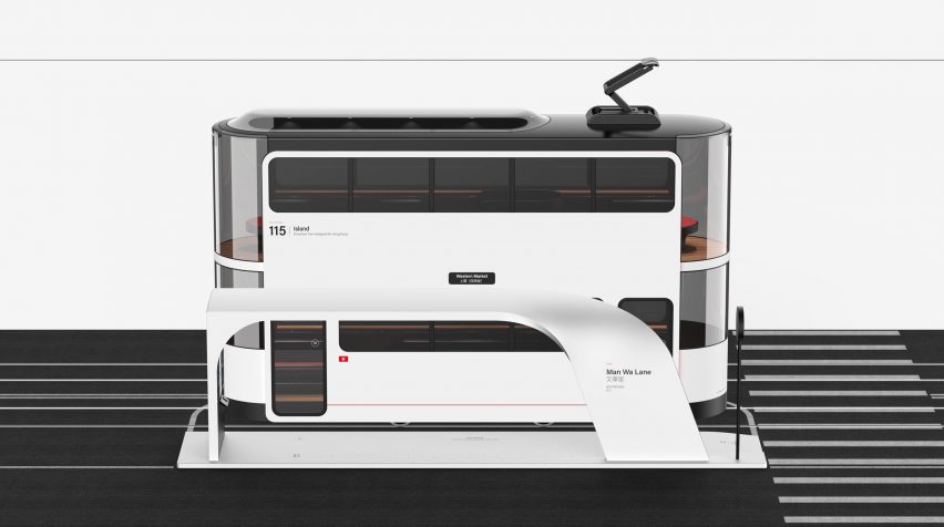 Ponti Design Studio creates driverless tram concept for Hong Kong post-Covid