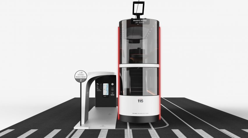 Ponti Design Studio creates driverless tram concept for Hong Kong post-Covid