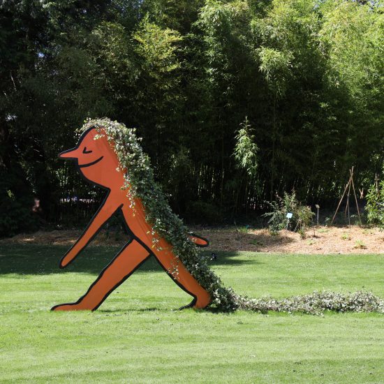 Jean Jullien creates line-drawn sculptures for Nantes’ Le Jardin des Plantes