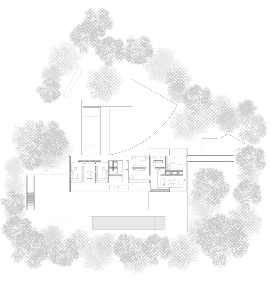 JY House by Studio Arthur Casas First Floor Plan