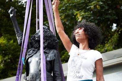 A Surge of Power by Marc Quinn and Jen Reid