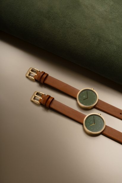 Artisan watch in Dusty Olive by Maven