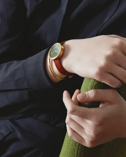 Artisan watch in Dusty Olive by Maven