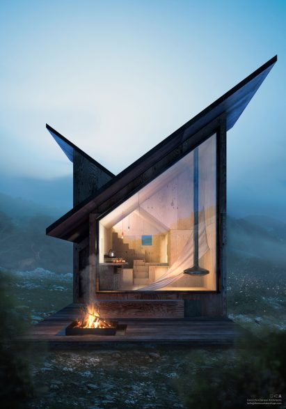 Mountain Refuge by Massimo Gnocchi and Paolo Danesi